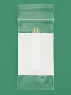 2 Mil White Block Zip Lock Bags in Stock - ULINE