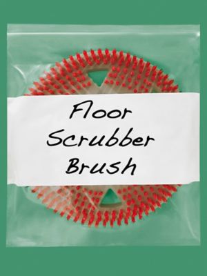 18 x 20" 4 Mil White Block Reclosable Bags S-12271