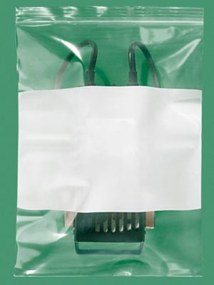 6 Mil White Block Zip Lock Bags in Stock - ULINE