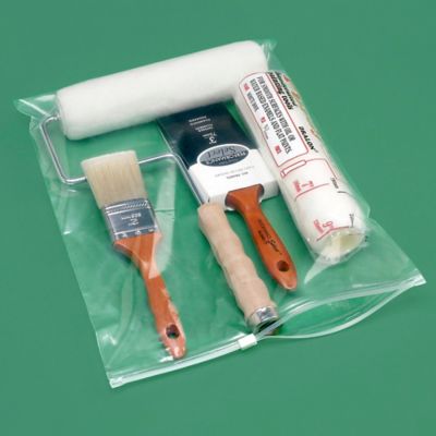 12 x 12 3 Mil Clear Zipper Locking Handle Bags