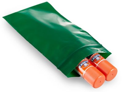 3 x 5" 2 Mil Colored Reclosable Bags - Green S-12322G
