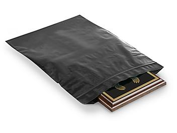 9 x 12" 2 Mil Colored Reclosable Bags - Black S-12323BL