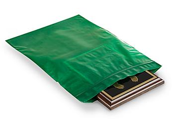9 x 12" 2 Mil Colored Reclosable Bags - Green S-12323G