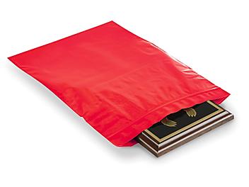 9 x 12" 2 Mil Colored Reclosable Bags - Red S-12323R