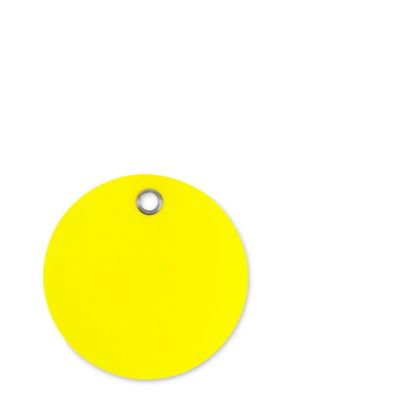 Plastic Tags - 2" Circle