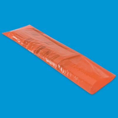 7 1/2 x 21" .65 Mil Newspaper Bags - Orange S-12342O