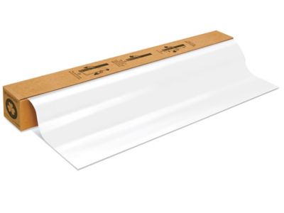 Papier-cadeau en boîte distributrice – 24 po x 100 pi, blanc brillant  S-12351 - Uline