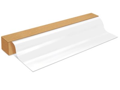 Papier-cadeau en boîte distributrice – 24 po x 100 pi, blanc brillant  S-12351 - Uline