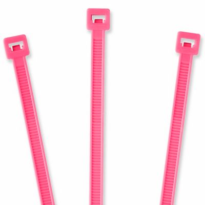 Nylon Cable Ties - 18", Fluorescent Pink S-12356FP