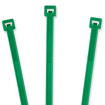 Nylon Cable Ties - 18", Green S-12356G