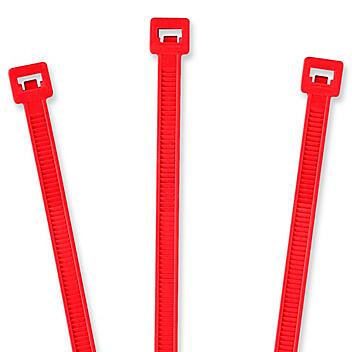 Nylon Cable Ties - 18", Red S-12356R