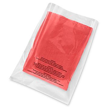 Open End Suffocation Warning Bags - 2 Mil, 8 x 10" S-12358