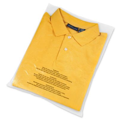 Open End Suffocation Warning Bags - 2 Mil, 9 x 12" S-12359