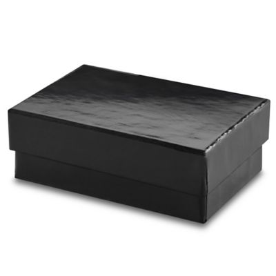 Jewelry Boxes - 2 1/2 x 1 1/2 x 7/8", Black Gloss S-12388