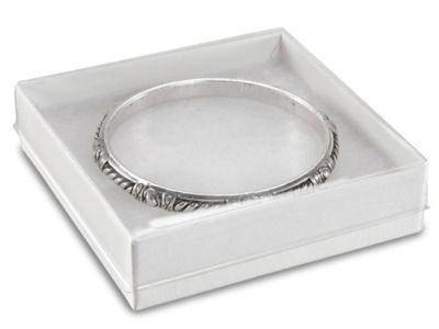  Clear Top Jewelry Boxes - 3 1/2 x 3 1/2 x 7/8"