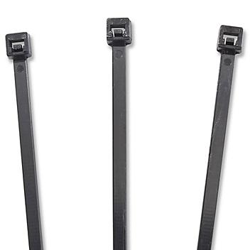 Black UV Stabilized Nylon Cable Ties - 10", 40 lb S-12395
