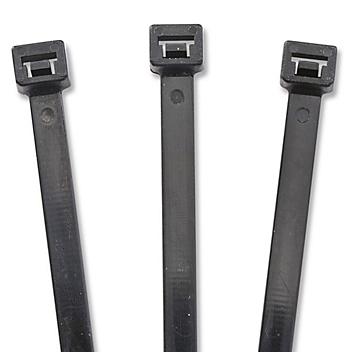 Black UV Stabilized Nylon Cable Ties - 24", 120 lb S-12397