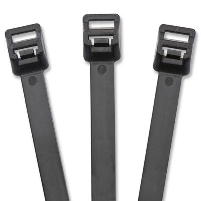 Black UV Stabilized Nylon Cable Ties - 18