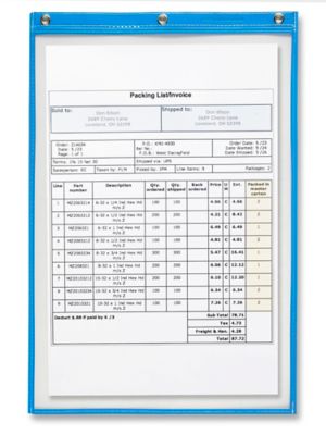Job Ticket Holders - 12 x 18", Blue S-12412BLU