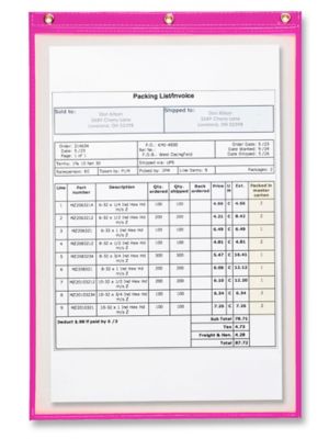 Job Ticket Holders - 12 x 18", Purple S-12412PUR