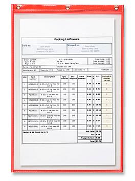 Job Ticket Holders - 12 x 18", Red S-12412R