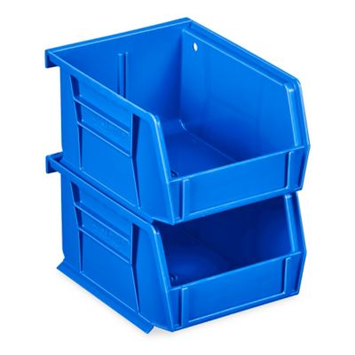 Plastic Stackable Bins - 5 1/2 x 4 x 3