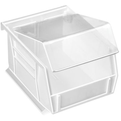 Plastic Stackable Bins - 5 1/2 x 4 x 3, Blue - Carton of 24 - ULINE Canada - S-12413BLU