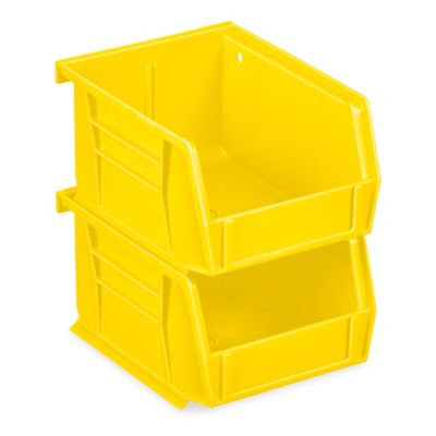 x-3-l-w-h-blue-stackable-storage-bin-5-1-2-s-12413blu-x-4-lot-of