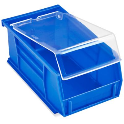 ORBIS Stakpak Plastic Long Stacking Container, 48 x 15 x 10-3/4, Blue 