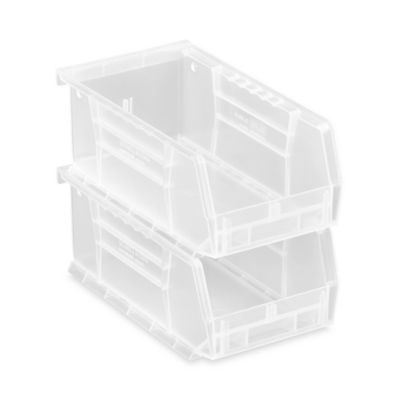 Clear Stackable Plastic Storage Bins – Horderly