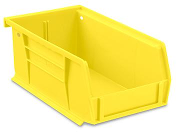 Plastic Stackable Bins - 7 1/2 x 4 x 3", Yellow S-12414Y