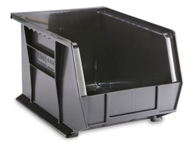 Plastic Stackable Bins - 11 x 8 x 7", Black S-12416BL