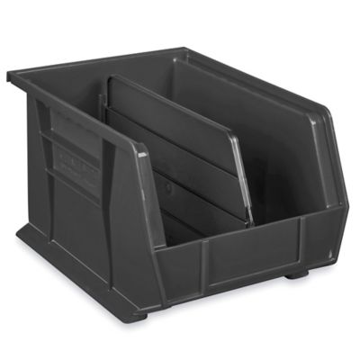 Plastic Stackable Bins - 11 x 8 x 7, Red S-12416R - Uline