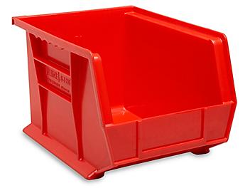 Plastic Stackable Bins - 11 x 8 x 7", Red S-12416R