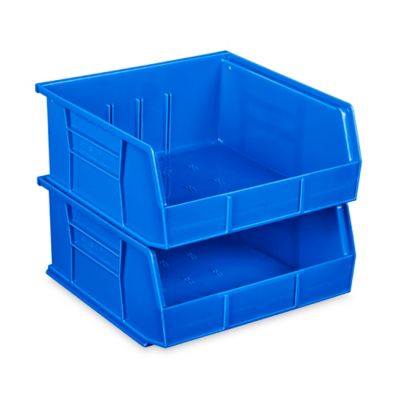 Plastic Stackable Bins - 11 x 11 x 5