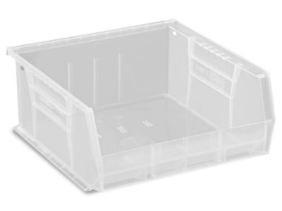 Clear Stackable Plastic Storage Bins