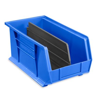Used Uline Plastic Stackable Bins - S-12419 - 15 x 8 x 7