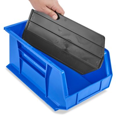 Plastic Stackable Bins - 15 x 8 x 7, Green S-12419G - Uline