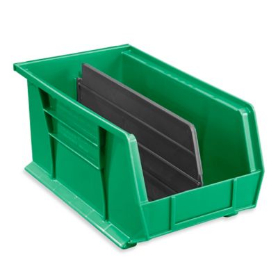 Plastic Stackable Bins - 15 x 8 x 7