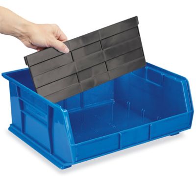 Plastic Shelf Bins - 7 x 12 x 6, Blue S-16276BLU - Uline