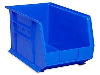 Plastic Stackable Bins - 18 x 11 x 10", Blue S-12421BLU