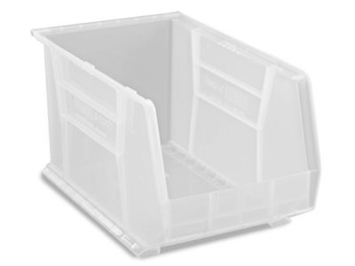 4 - 18 Deep Clear Stackable Bins