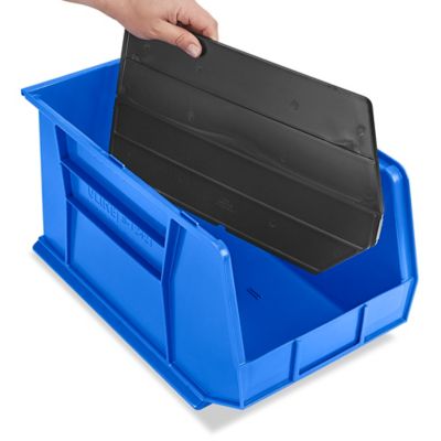 Stackable Bin Lids - 11 x 11 - Carton of 6 , Clear - ULINE - S-20793