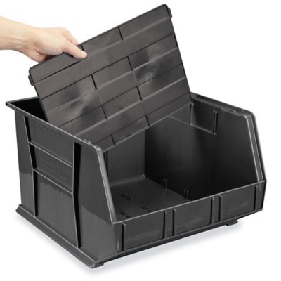 LARGE U-Line S-12420 stackable plastic bin bins (33, price EA