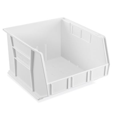 Clear Plastic Shelf Bins - 8 1/2 x 18 x 4 S-16297 - Uline