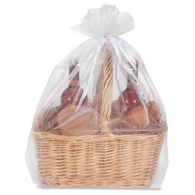  Organza Fabric Bags - 22 1/2 x 25"