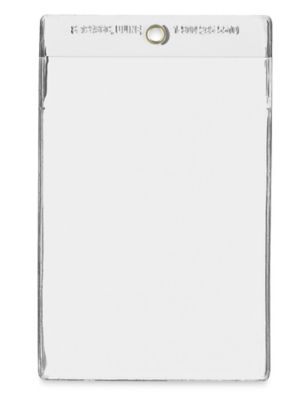 Vinyl Tag Protectors - 4 x 6", Clear S-12436C