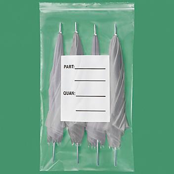 14 x 24" 4 Mil Reclosable Parts Bags - Hang Hole S-12440
