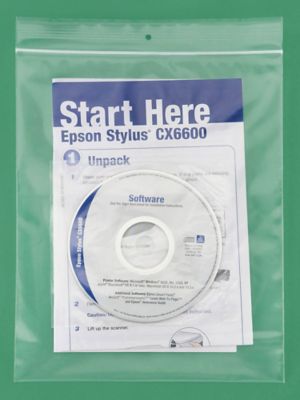 8 x 10" 4 Mil Reclosable Bags - Hang Hole S-12443