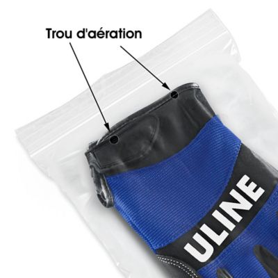 6 x 9" 2 Mil Reclosable Vent Hole Bags S-12448
